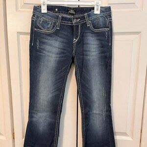 Rerock for Express Boot Cut Denim Jeans Size 4R